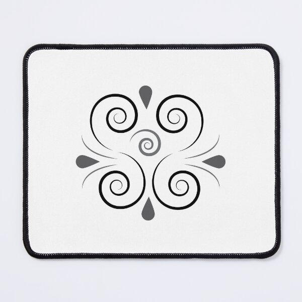 Item preview, Elegant Black Swirl Ornament Pattern Throw Pillow | Minimalist Home Decor designed and sold by Adwa2020.