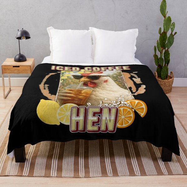 Item preview, Iced Coffee Hen Funny Coffee and Hen Lovers Design designed and sold by DarkRelicStudio.
