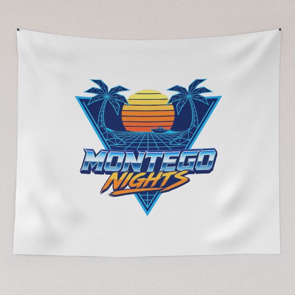 Item preview, Montego Bay Jamaica – Retro Caribbean Travel Art designed and sold by AMICO77.