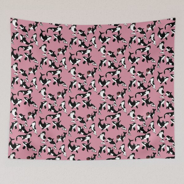 Item preview, Orca Party in Pink designed and sold by She’s The Boss.