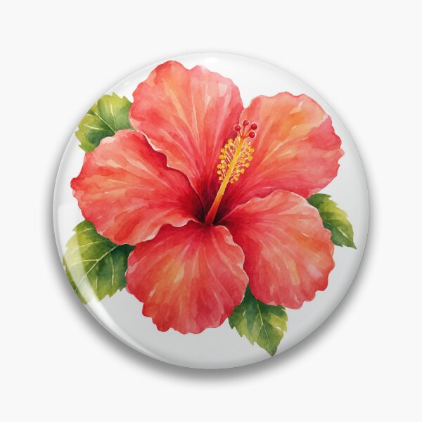Item preview, Hibiscus sticker designed and sold by DesignPMG.