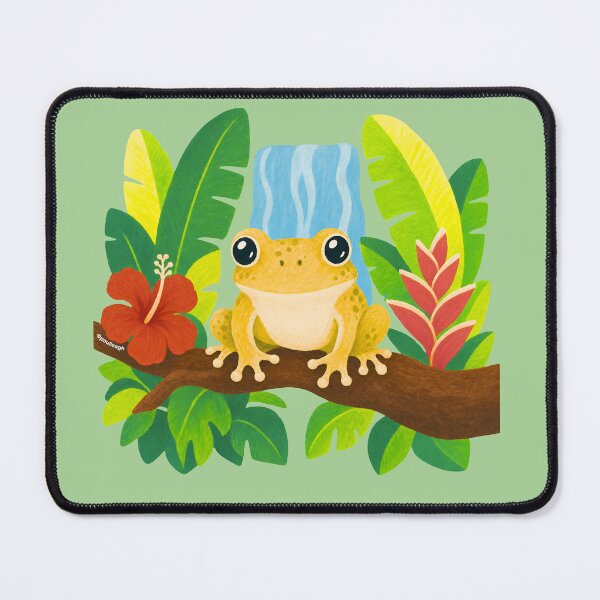 Item preview, Golden cute frog sticker designed and sold by DesignPMG.