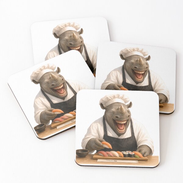 Item preview, Laughing Sushi Chef Gift designed and sold by Wenvilgrace.