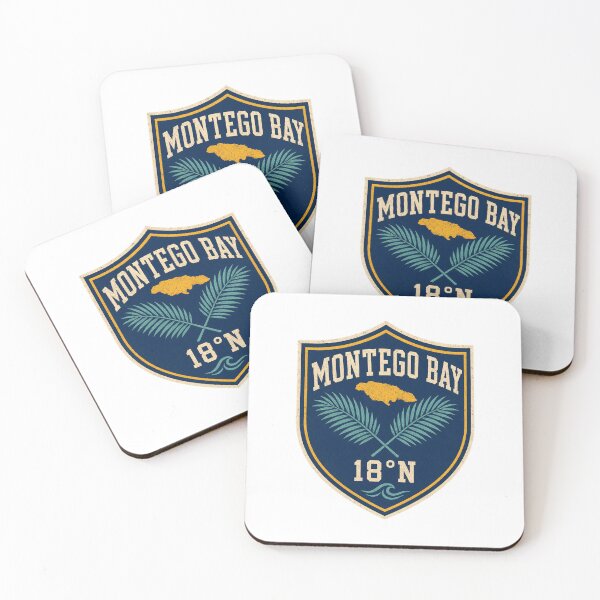 Item preview, Montego Bay Jamaica – Retro Caribbean Travel Art designed and sold by AMICO77.