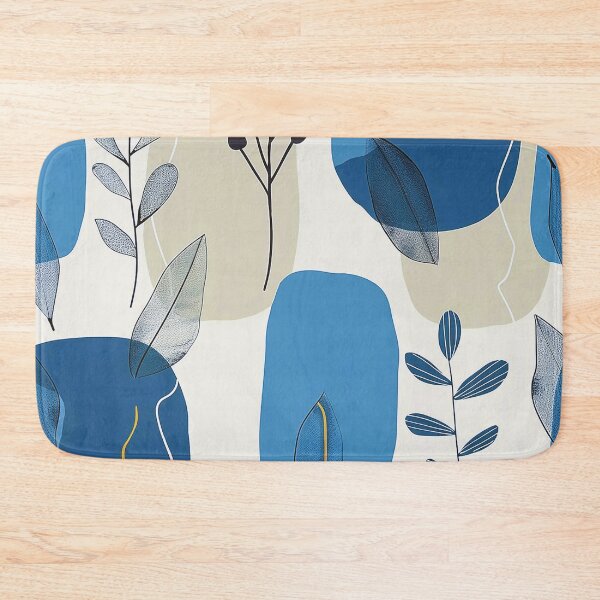 Item preview, Boho-Style Cool Blue Hues Abstract Art Designs designed and sold by DEC02.