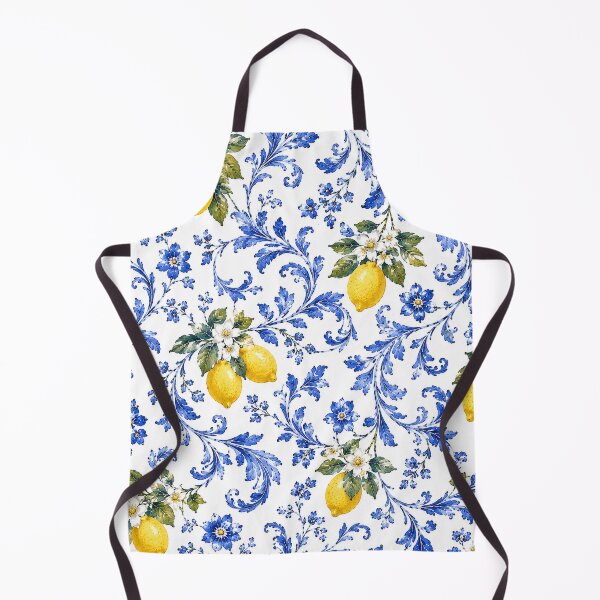 Item preview, Mediterranean Lemon Vine Pattern designed and sold by The Plaid Garden.