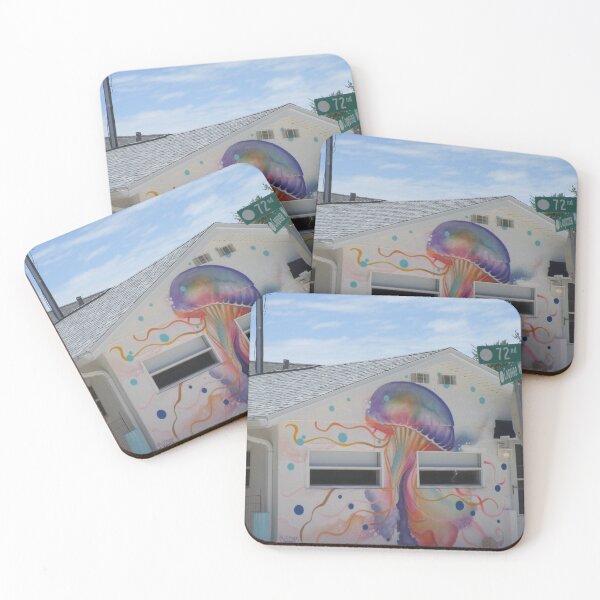 Item preview, Colorful Jellyfish Ocean designed and sold by ferazzi.