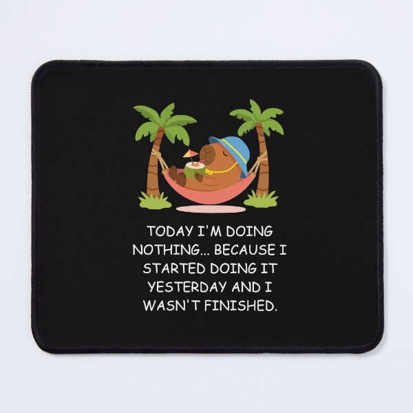 Item preview, Today I'm Doing Nothing, Funny Retirement design designed and sold by SyTcreations.