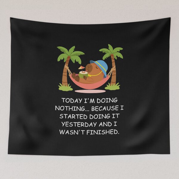 Item preview, Today I'm Doing Nothing, Funny Retirement design designed and sold by SyTcreations.