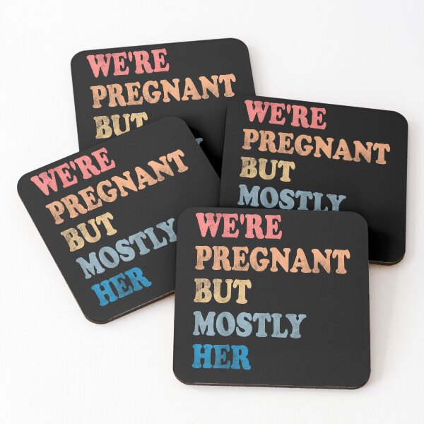 Item preview, We're Pregnant But Mostly Her Funny New Dad Pregnancy Announcement designed and sold by Rahamkshop.