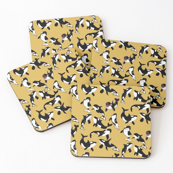 Item preview, Orca Party in Yellow designed and sold by She’s The Boss.
