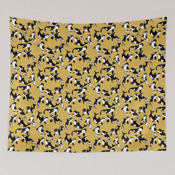 Item preview, Orca Party in Yellow designed and sold by She’s The Boss.