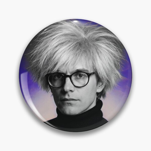 Item preview, Warhol-inspired Pop Art Portrait in Cobalt Blue designed and sold by Art & Coffee.