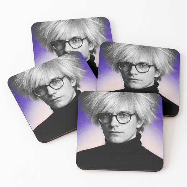Item preview, Warhol-inspired Pop Art Portrait in Cobalt Blue designed and sold by Art & Coffee.