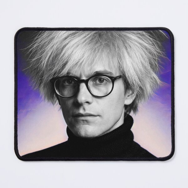 Item preview, Warhol-inspired Pop Art Portrait in Cobalt Blue designed and sold by Art & Coffee.
