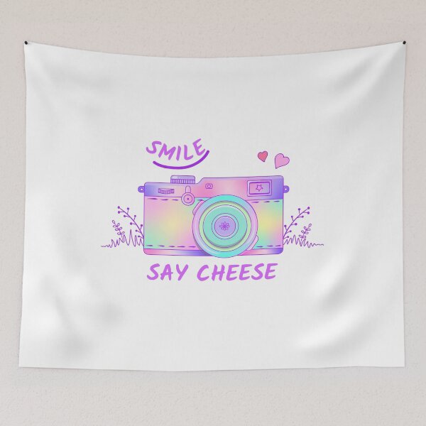 Item preview, Smile Say Cheese Retro Camera designed and sold by butterflies-new.