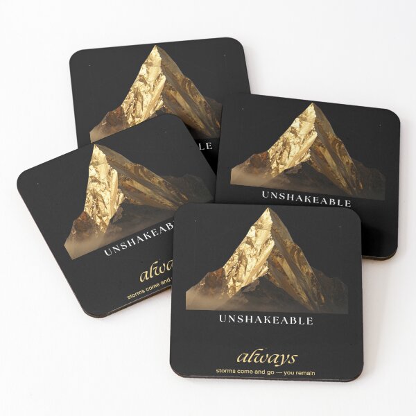 Item preview, Unshakable Always Golden Mountain designed and sold by Hayir Design.
