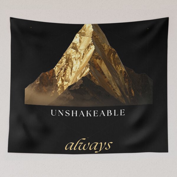 Item preview, Unshakable Always Golden Mountain designed and sold by Hayir Design.