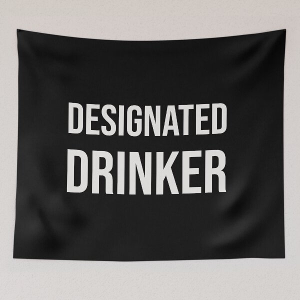 Item preview, Designated Drinker designed and sold by GraphicWorlds.