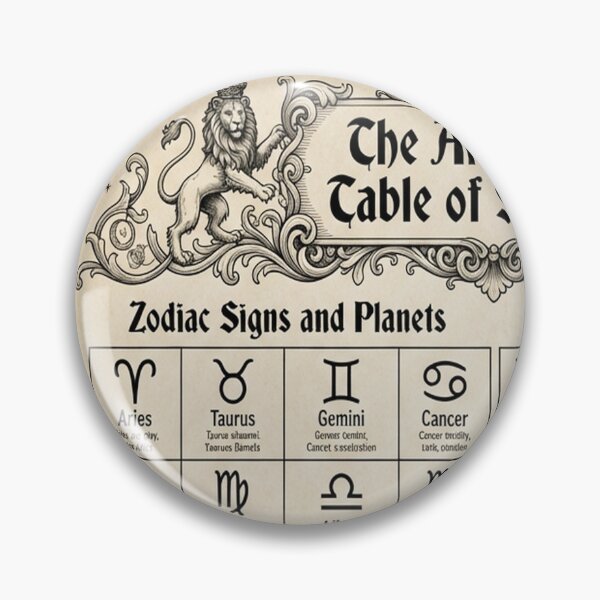 Item preview, Alchemical Table of Symbols designed and sold by vhoa6350.