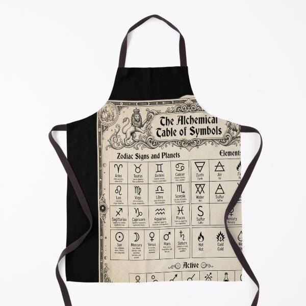 Item preview, Alchemical Table of Symbols designed and sold by vhoa6350.