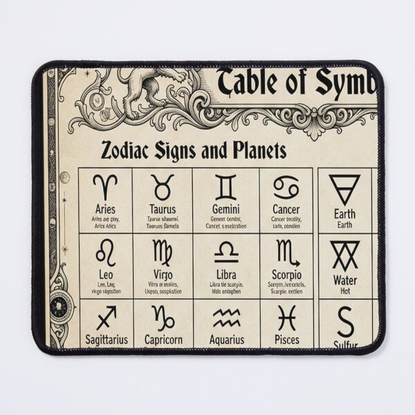 Item preview, Alchemical Table of Symbols designed and sold by vhoa6350.