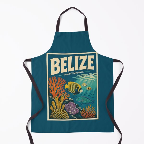 Item preview, Vintage Belize Poster designed and sold by GoodOldVintage.