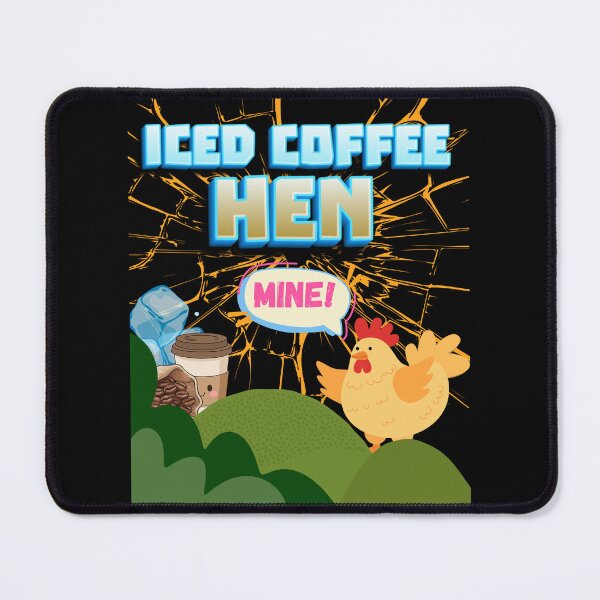 Item preview, Iced Coffee Hen Funny Coffee and Hen Lovers Design designed and sold by DarkRelicStudio.