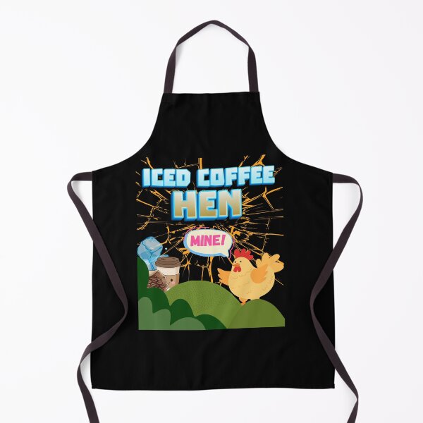 Item preview, Iced Coffee Hen Funny Coffee and Hen Lovers Design designed and sold by DarkRelicStudio.
