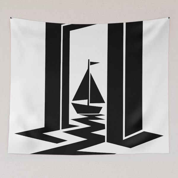 Item preview, Escape to the Ocean Surreal Doorway designed and sold by matybrak.