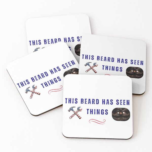Item preview, This Beard Has Seen Things Funny Beard T-Shirt designed and sold by DirtyBeards.