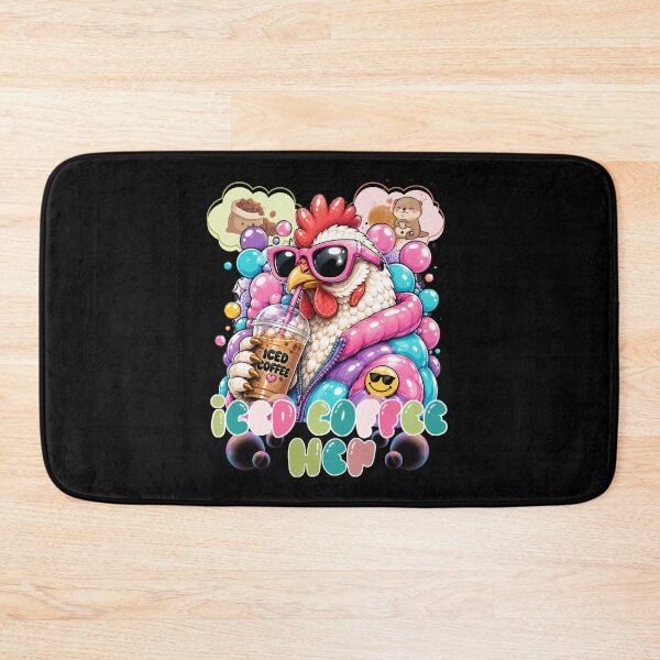 Item preview, Iced Coffee Hen Funny Coffee and Hen Lovers Design designed and sold by DarkRelicStudio.