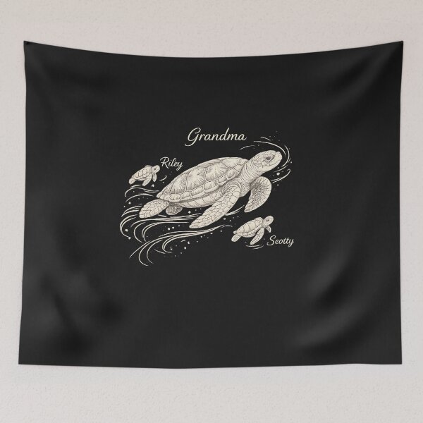Item preview, Personalized Grandma Turtle Sweatshirt  Custom Sea Turtle Shirt With Kids Names, Mothers Day Gift For Grandma Family Gift designed and sold by greatmar1.