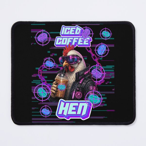 Item preview, Iced Coffee Hen Funny Coffee and Hen Lovers Design designed and sold by DarkRelicStudio.
