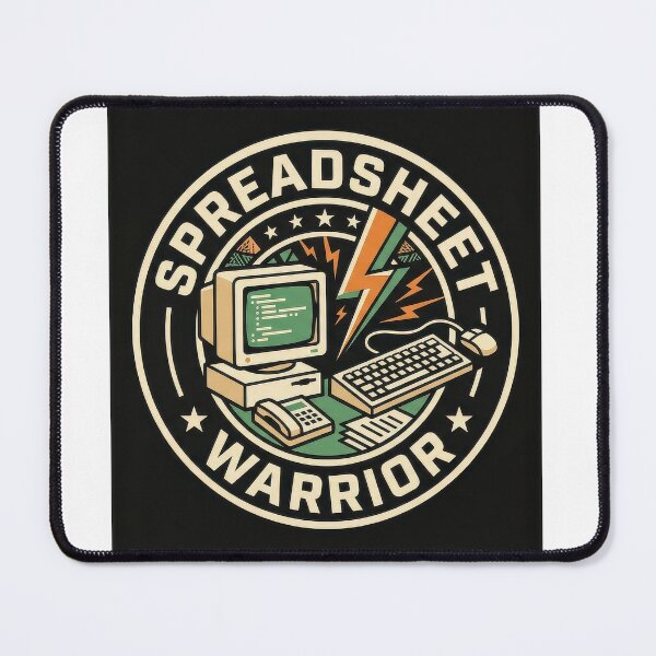 Item preview, Spreadsheet warrior Retro Vintage Minimalist Graphic designed and sold by Probably Fine Design.
