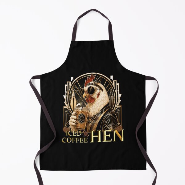 Item preview, Iced Coffee Hen Funny Coffee and Hen Lovers Design designed and sold by DarkRelicStudio.