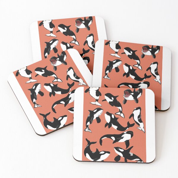 Item preview, Orca Party in Orange designed and sold by She’s The Boss.