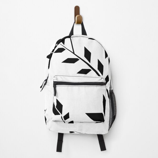 Item preview, Geometric Wildflower Black and White Floral Art designed and sold by matybrak.