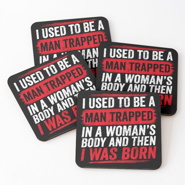 Item preview, Trapped In A Womans Body Then I Was Born - Funny Dad Joke designed and sold by Rahamkshop.