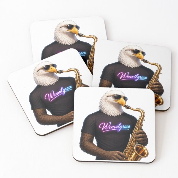 Item preview, Saxophone Eagle Gift designed and sold by Wenvilgrace.