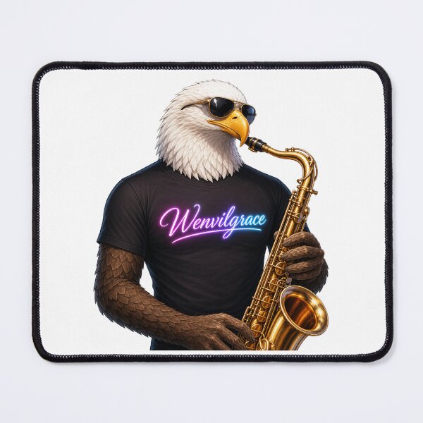 Item preview, Saxophone Eagle Gift designed and sold by Wenvilgrace.