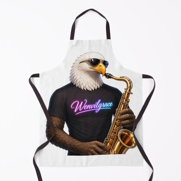 Item preview, Saxophone Eagle Gift designed and sold by Wenvilgrace.