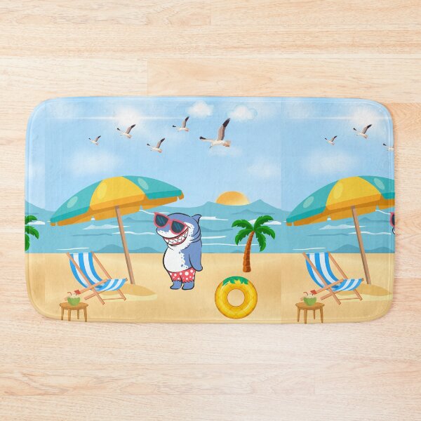 Item preview, Funny Shark Enjoying a Beach Vacation | Cute Summer Vibes designed and sold by CREATIVE HIVE.