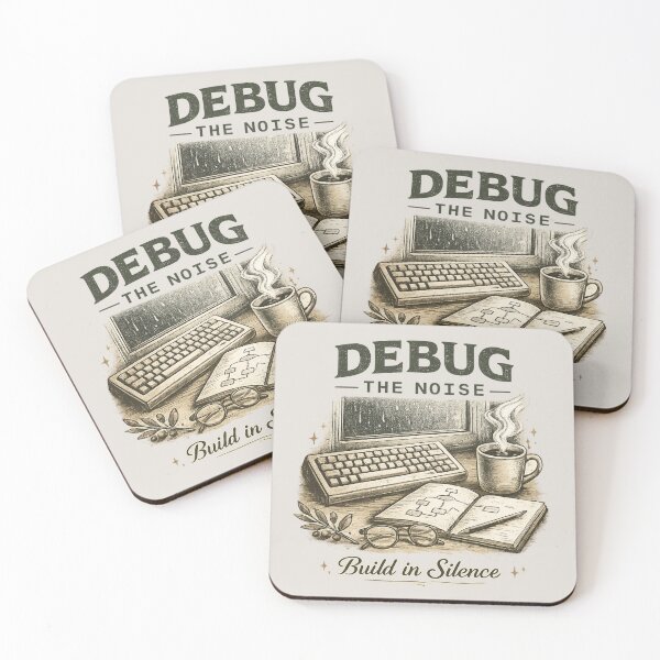 Item preview, Vintage Programmer Desk Coffee Design designed and sold by JKDJ.