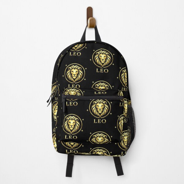 Item preview, Gold Leo Lion Zodiac Design with Celestial Stars designed and sold by ZenWealthDesign.