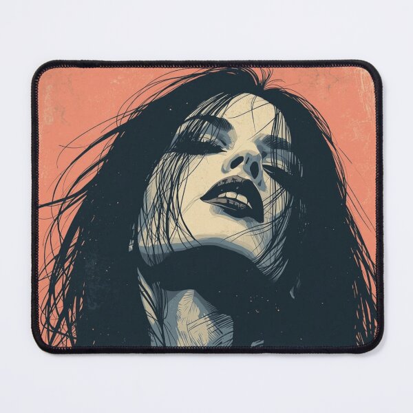 Item preview, Goth Girl Vector Portrait designed and sold by ERODED SELF.