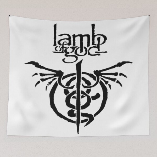 Item preview, LAMB OF GOD NEW LOGO X WALLOPFAM designed and sold by WallopFam.