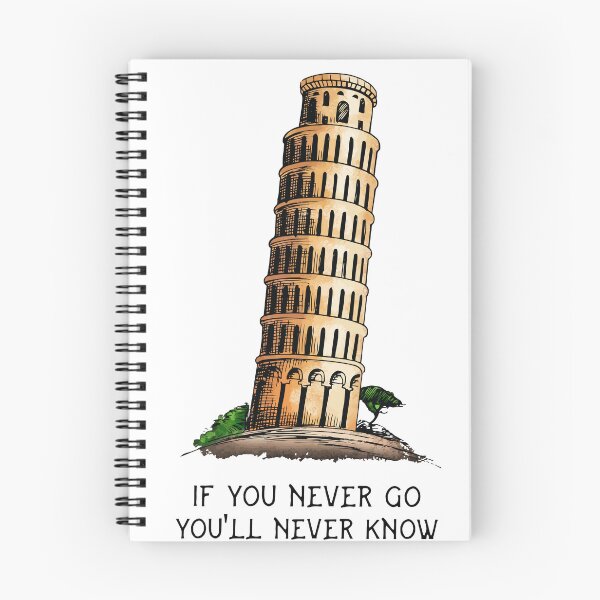 Item preview, Leaning Tower Pisa Travel Sketch Illustration designed and sold by AhinoraArtShop.