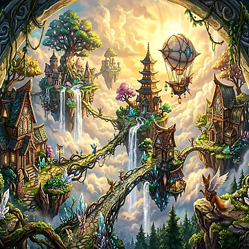 Artwork thumbnail, Floating Islands  by JGK Impressions