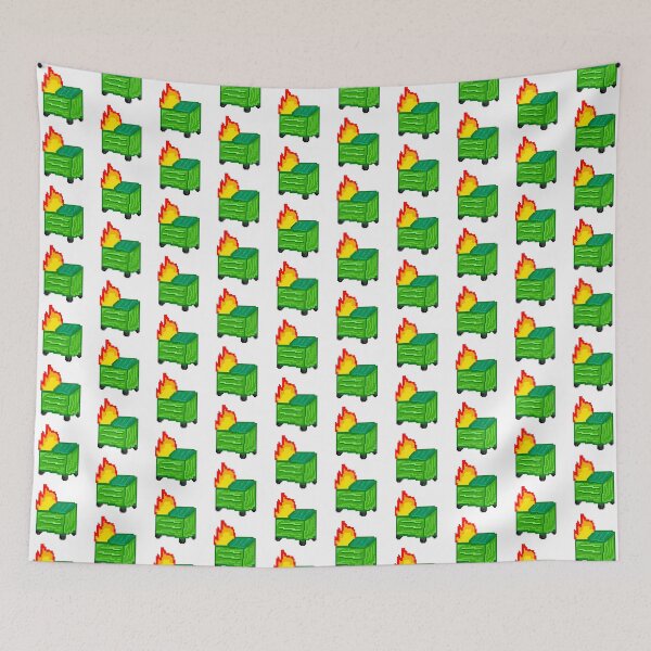 Item preview, Dumpster Fire Pixel Art designed and sold by GraphicWorlds.